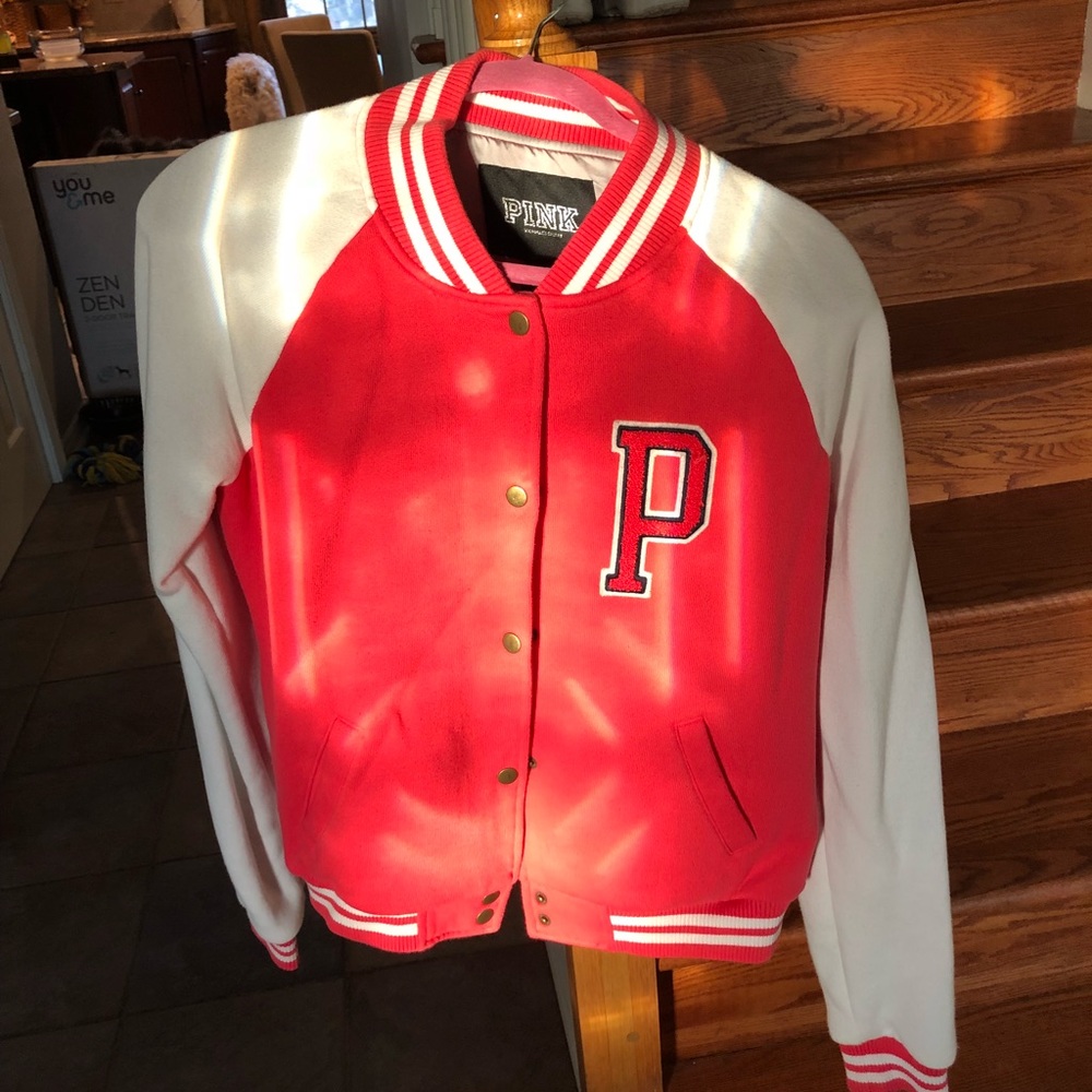 Pink Varsity Jacket